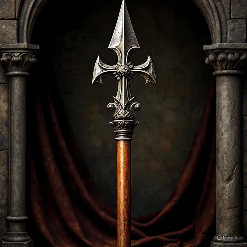 medieval cross spearhead