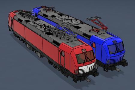 Vectron BR 193 electric locomotive / G Scale (Piko, LGB, garden railroad) / 1:26