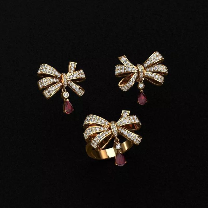 Ring and Earrings
