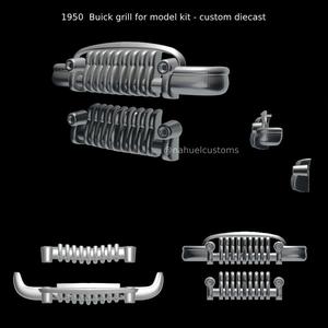 1950  Buick grill for model kit - custom diecast