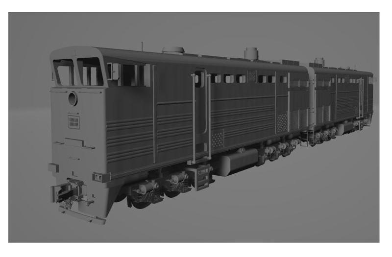 2TE10MK Diesel locomotive