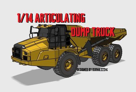 1/14 Articulating Dump Truck - Kitten 7-40 \ 7-45