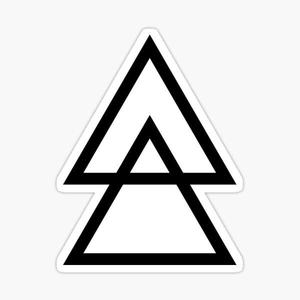 Alan Wake 2 Cult of the tree logo.