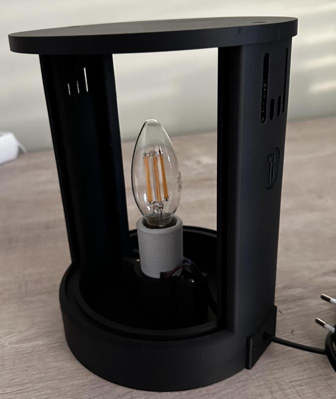 Double Sided Round Lithophane Holder (Duolitho)