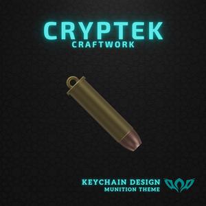 07. .357 Magnum - Federal Premium - Revolver Royalty: .357 Magnum Federal Premium Ammo Keychain 3D Print File - Military Ammunition Fashion - Handgun Ammunition