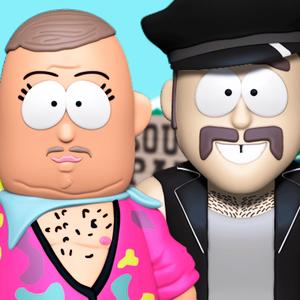 SOUTH PARK MR SLAVE & GAY AL - 3D PRINT FIGURINES