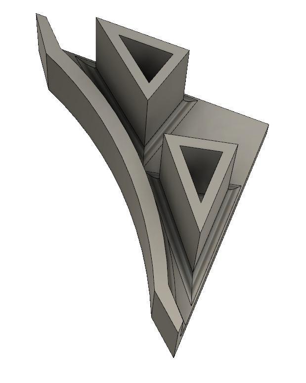 Ikea "Fixa" wall finishing strip profile cover 1"x1"