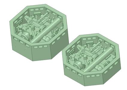 MF MAINTENANCE PITS SCALE 1/43