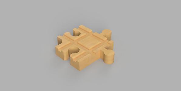 4 way cross train track adapter