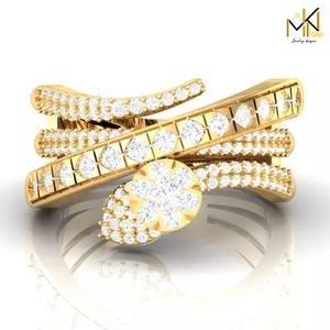 Snake-Inspired Diamond Ring   3D CAD Jewelry Model