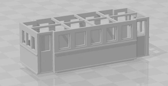 Replacement body for Egger Bahn Western Union Coach