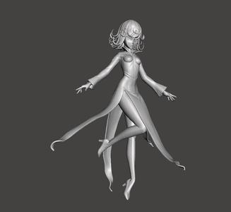 Terrible Tornado - Tatsumaki 3D Model