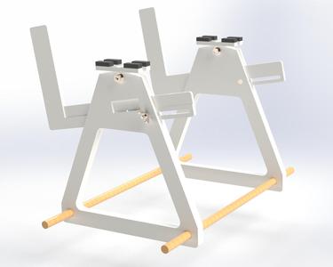 Center of gravity balance for model airplanes