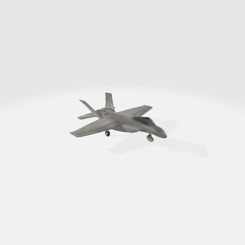 Lightning Fighter Jet 3D Model - Military Aircraft