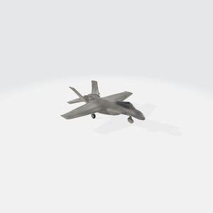 Lightning Fighter Jet 3D Model - Military Aircraft