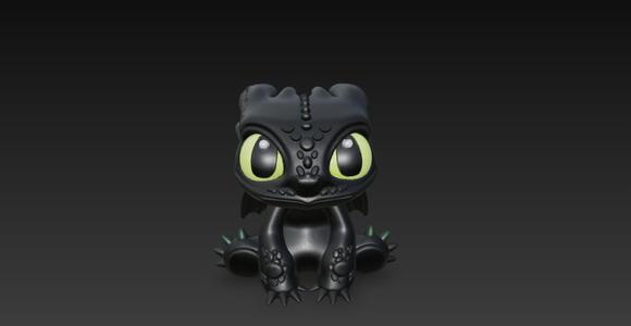 Toothless Dragon