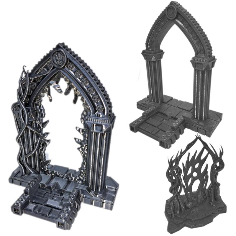 Arched Portal and Feywilds Portal Tabletop Terrain Set