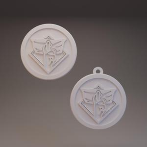 Satoru Gojo Emblem - Jujutsu Kaisen - Keychain and Coin/Badge