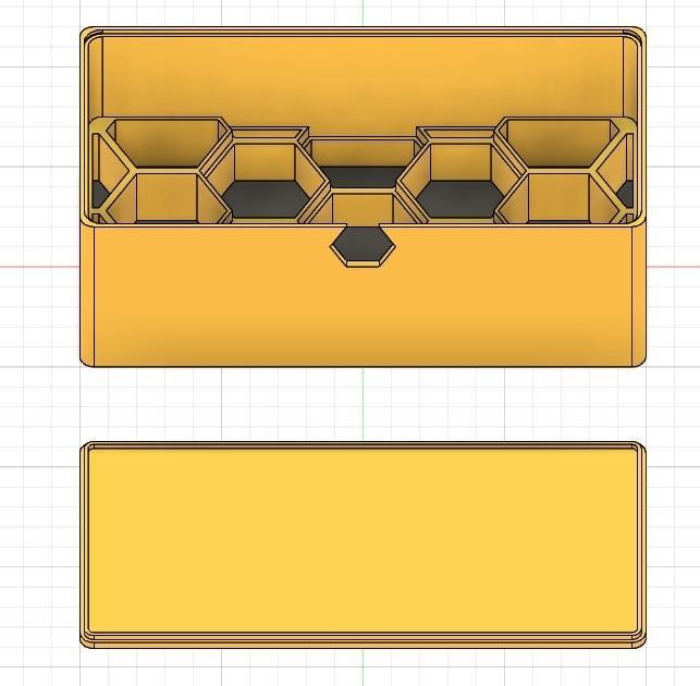 Panel-shaped jewelry box