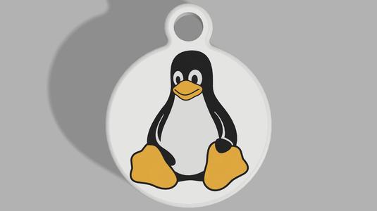 Linux Tux Keyring