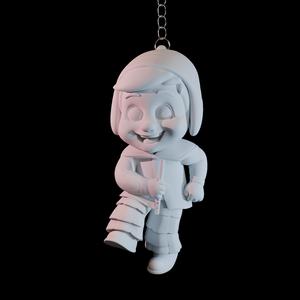 peruvian kid keychain