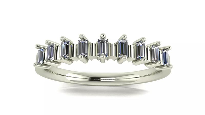 M 1396016 Baguette ring
