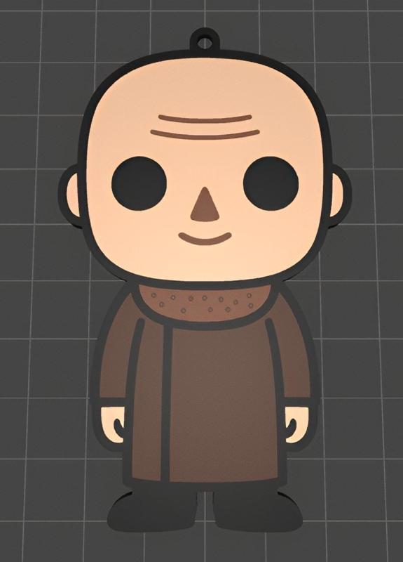 Uncle Fester keychain
