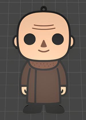 Uncle Fester keychain