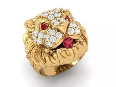 LION RING FOR MEN 14