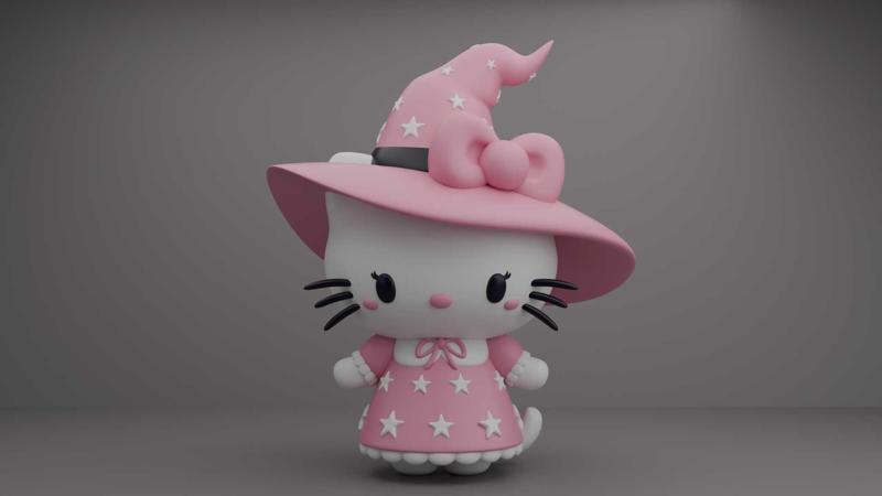 halloween hello kitty figure