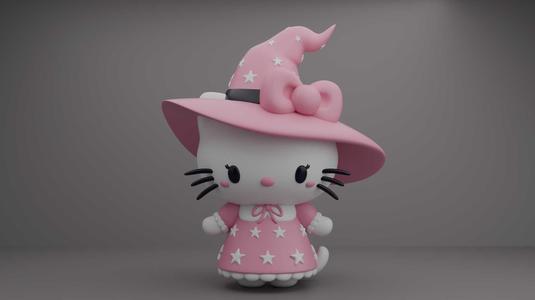 halloween hello kitty figure