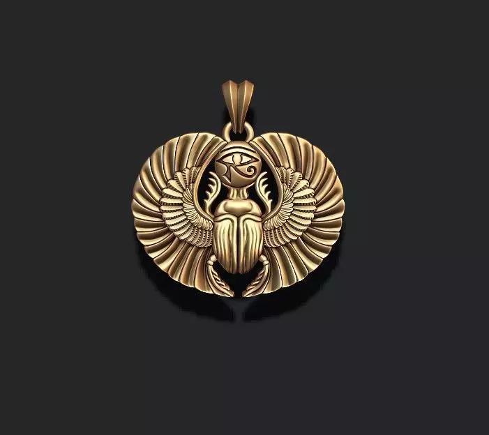 Egyptian scarab pendant