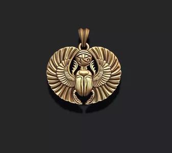 Egyptian scarab pendant