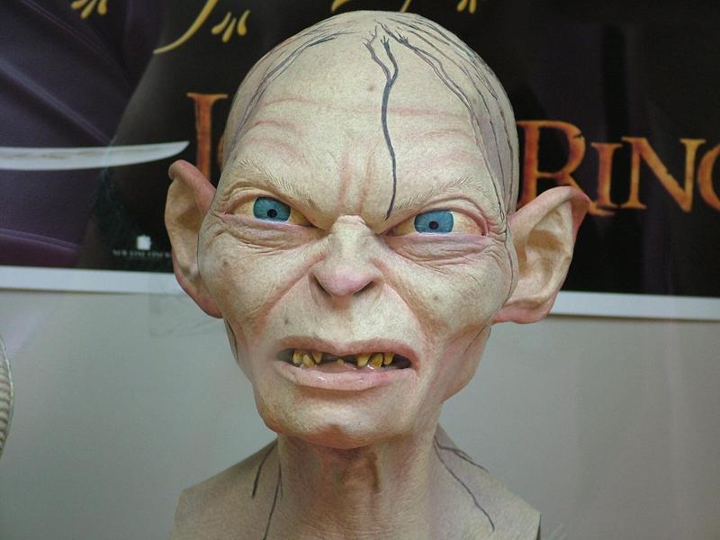 FIGURE TO PRINT AND PAINT GOLUM