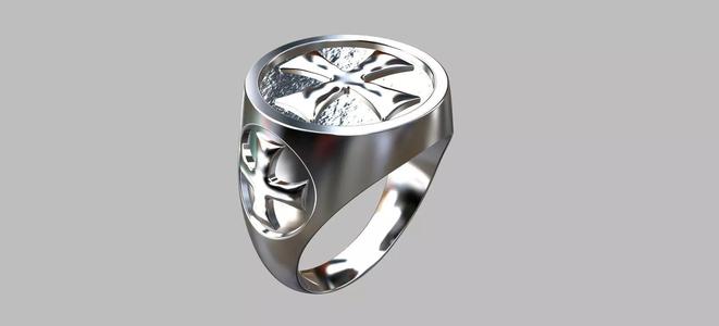 Maltese Cross Ring