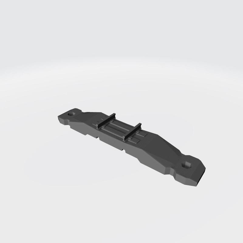 Support HO rail template