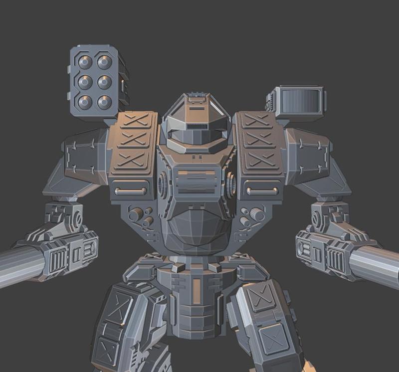 Malleus Bellicus of the Mech Sphere - Primary and Custom Model