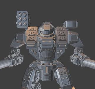 Malleus Bellicus of the Mech Sphere - Primary and Custom Model