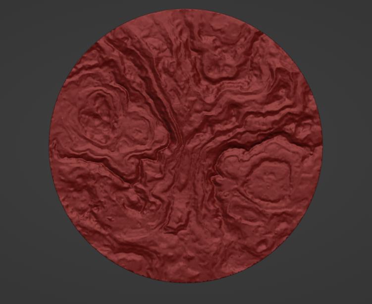 Basic Cooled Lava (25mm Base)