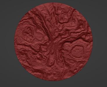 Basic Cooled Lava (25mm Base)