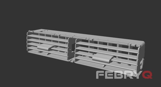 W124, S124, A124, C124 Center Ventilation Casing