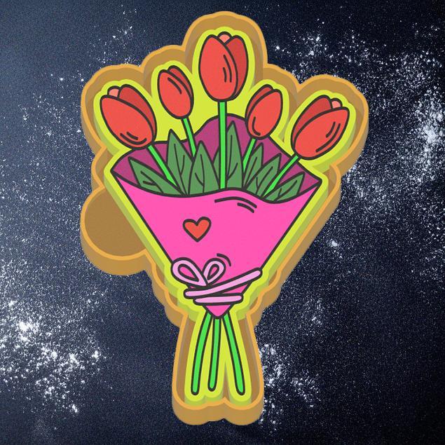 Bouquet of Roses Freshie mold