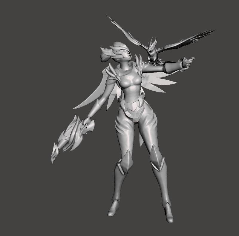 Warden Quinn 3D Model