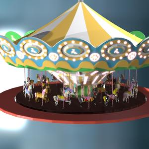 CAROUSEL kerəˈsel el tiovivo carousel, roundabout, carrousel, whirligig, merry-go-round CDR