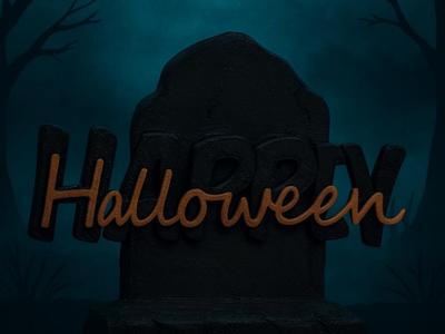 Happy Halloween Lettering