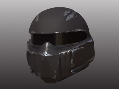 The Pilot, wearable full size helmet, high resolution, print ready