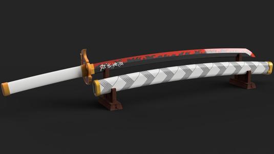 Demon Slayer Kimetsu no Yaiba -Kyojuro Rengoku Katana - Scabbard