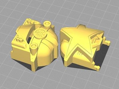 Helmet Red Battle Zord