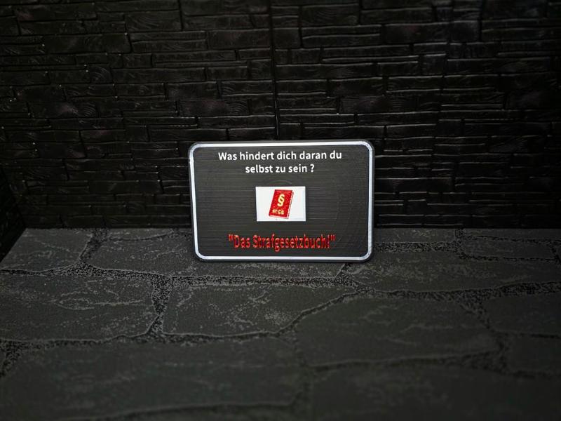 Refrigerator Magnet / Sign what hinders you...StGB
