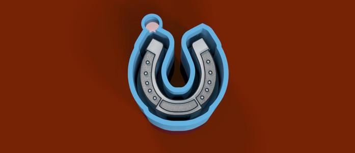 Horseshoe Mold Freshie  – Lucky Charm